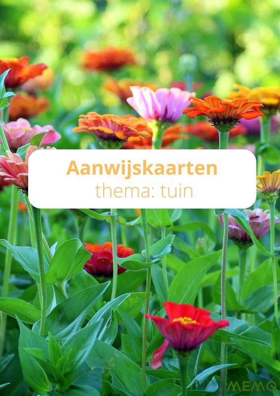 aanwijskaarten - thema: de tuin