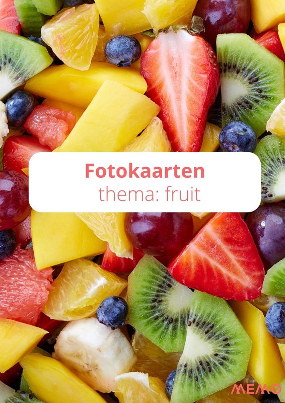Fotokaarten - thema: fruit