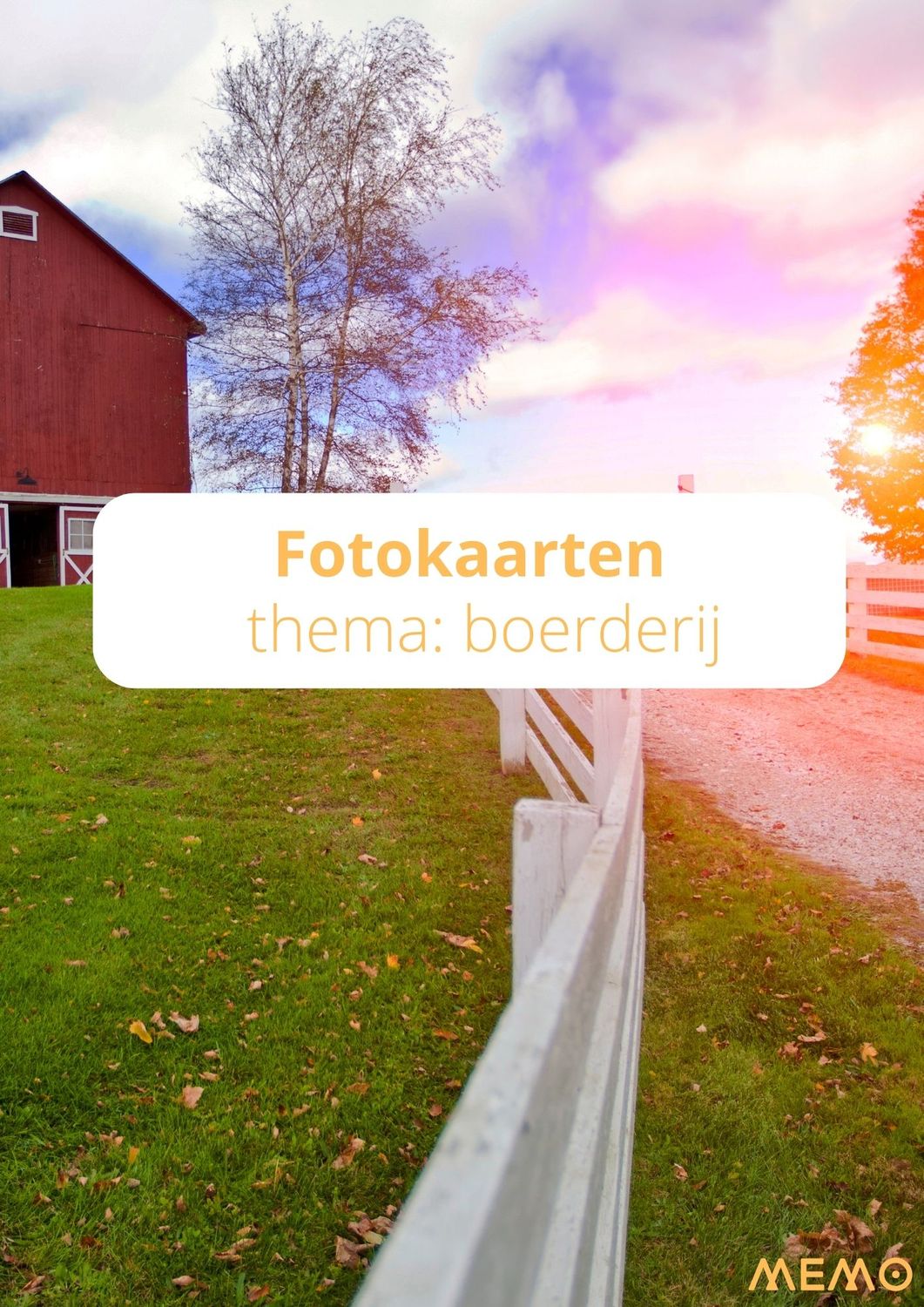 Fotokaarten - thema: de boerderij
