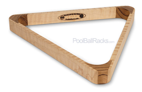 Tiger Maple and Zebrawood 15-Ball Rack F502
