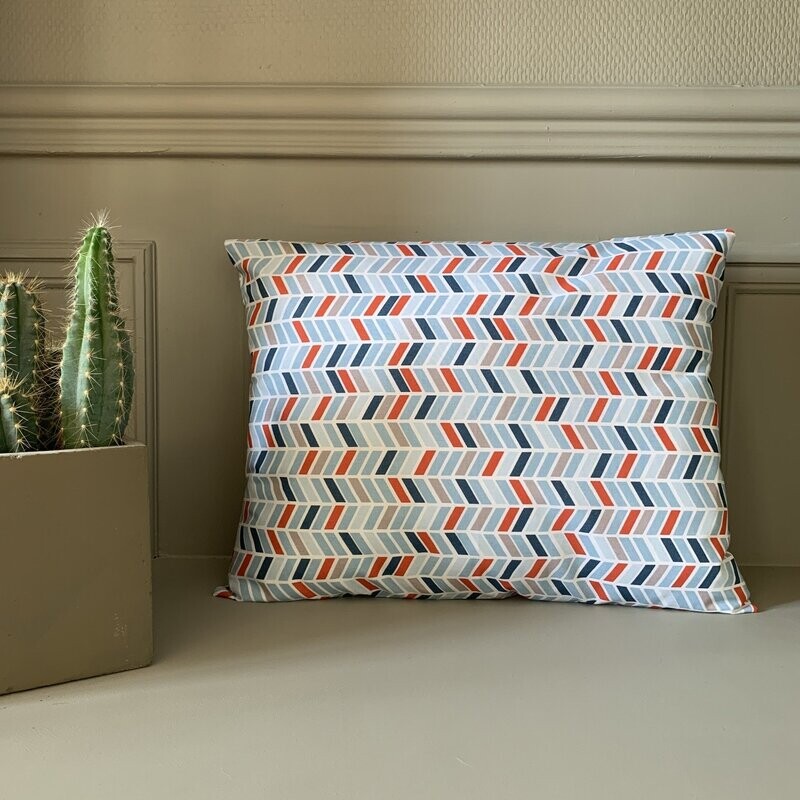 Coussin Kids Rayures bleues