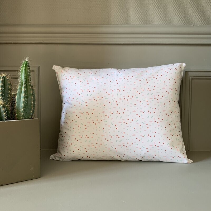Coussin Kids Pois pastels