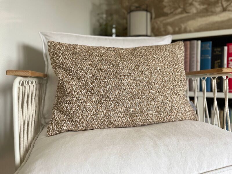 Coussin Parisian Tweed Moutarde