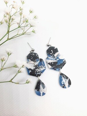 Pendenti blu marmo
