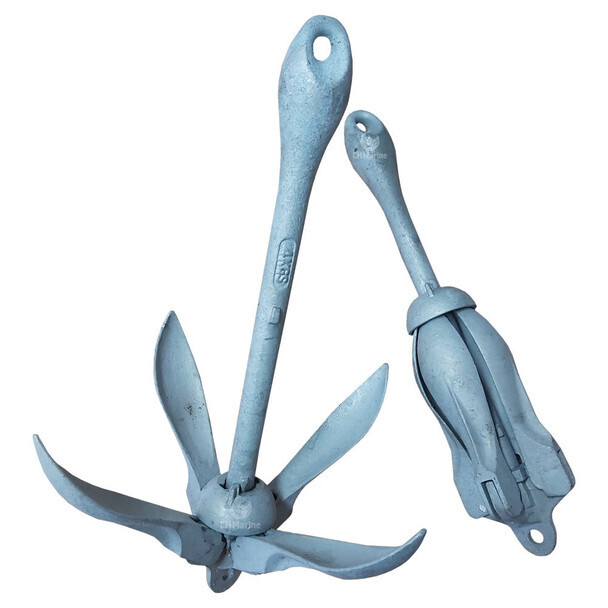 Folding Galvanized Grapnel Anchor