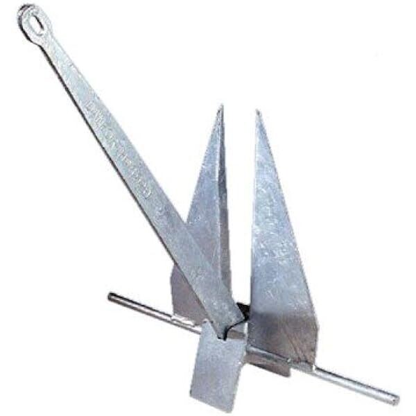 Galvanized Steel Danforth Anchor
