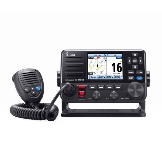 Icom M510E Marine Radio with AIS Receiver &amp; Smartphone Control