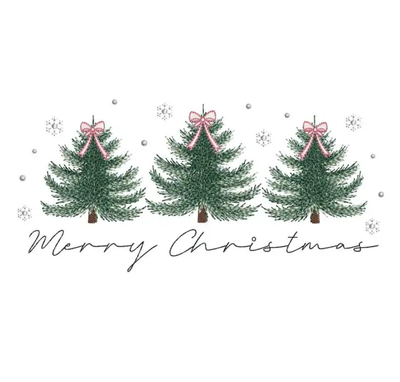 christmas tree embroidery design