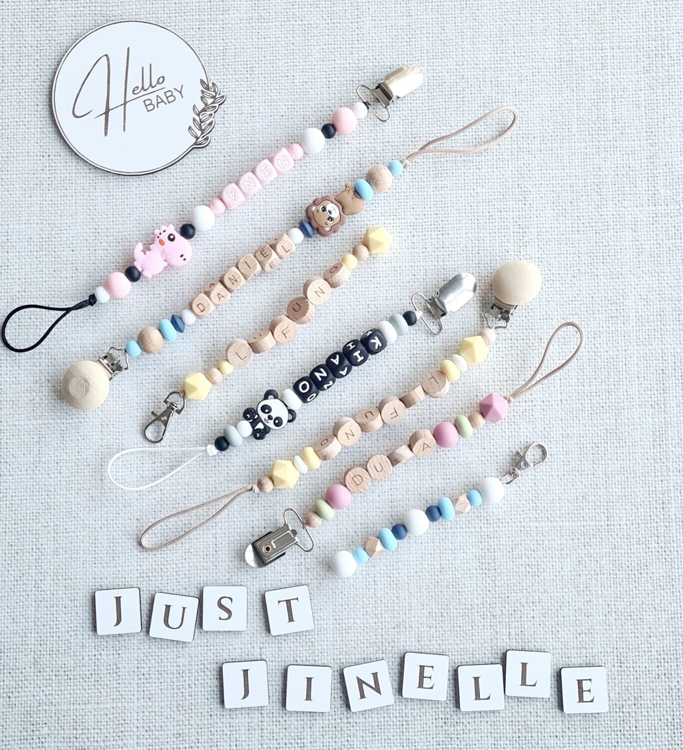 Personalised Dummy clip