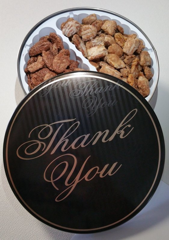 2 lb Thank You Tin