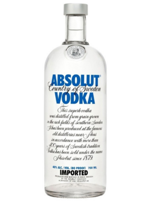 Vodka - Absolut Blue - 70 cl - 40°
Suède