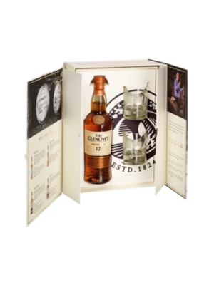 Whisky - The Glenlivet 12ans Coffret 1 Bouteille + 2 verres - 70 Cl - 40°
Ecosse