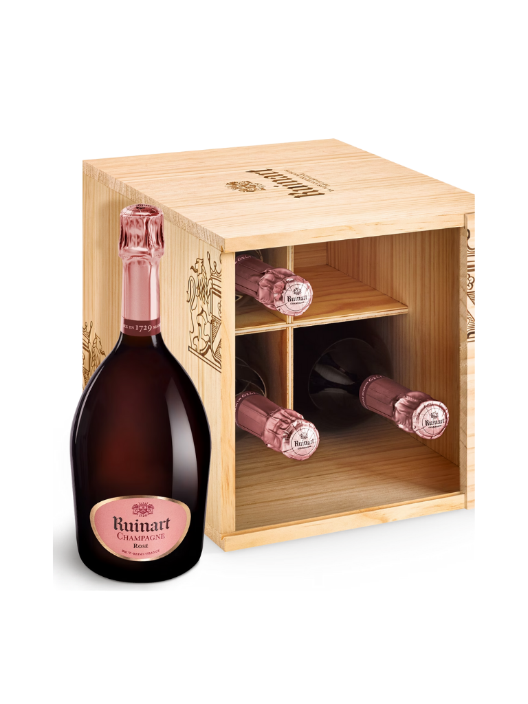 Ruinart - Cave 4 Bouteilles Rosé - 75 Cl Click and Collect uniquement