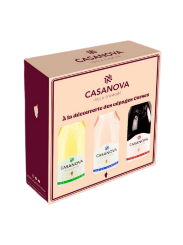 Domaine de Casanova, coffret 3 Bouteilles 75 Cl