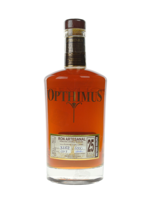 Rhum - Opthimus 25 Ans - 70 Cl - 38° - Cuba
