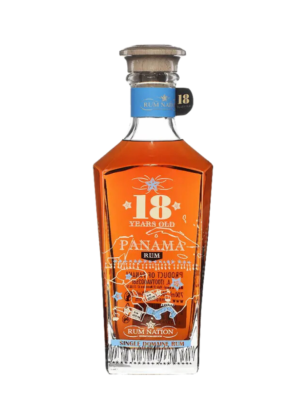 Rhum - Rum Nation 18 Ans Panama Decanter - 70 cl - 40° - Panama