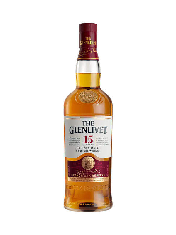Whisky - The Glenlivet 15ans - 70 Cl - 40° - Ecosse