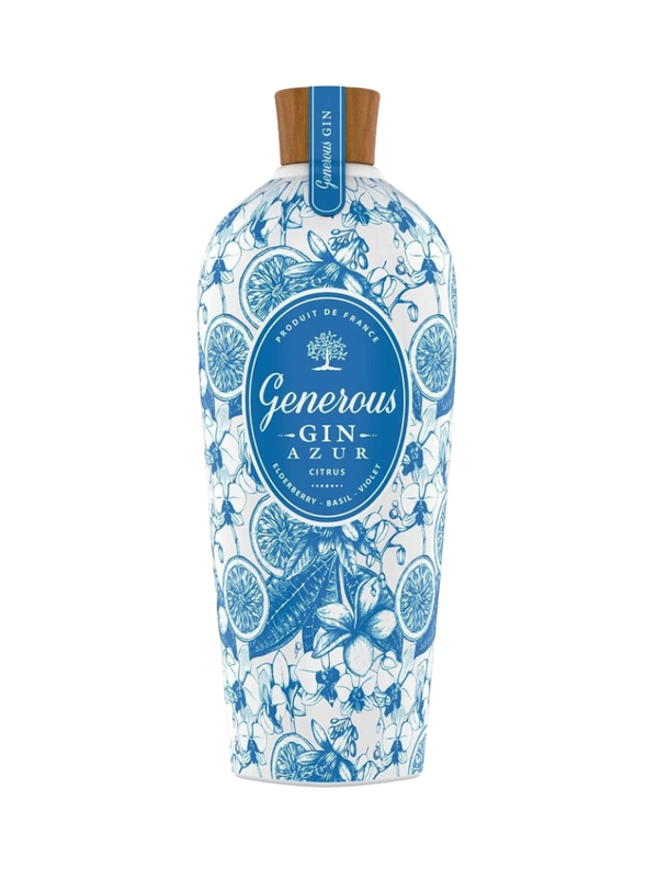 Gin - Generous Azur 70 cl - 40° - France