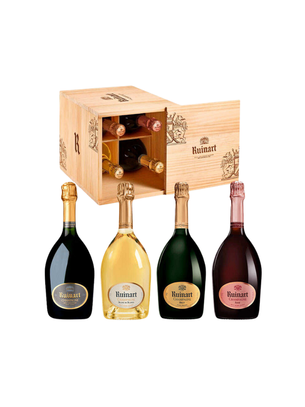 Ruinart - Cave Découverte Bois 4 Bouteilles  - 75 Cl