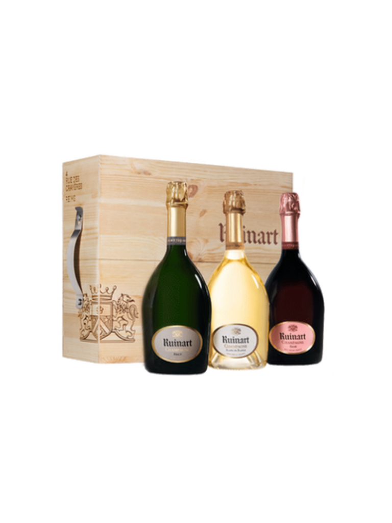 Ruinart - Cave Urbaine Bois 3 Bouteilles  - 75 Cl