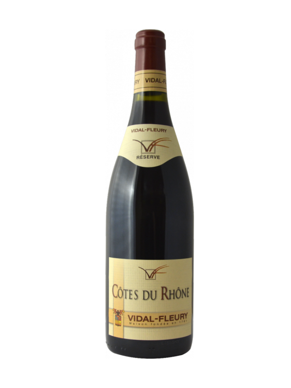 Vidal Fleury, Côtes du Rhône Réserve 75 cl Vallée Du Rhône