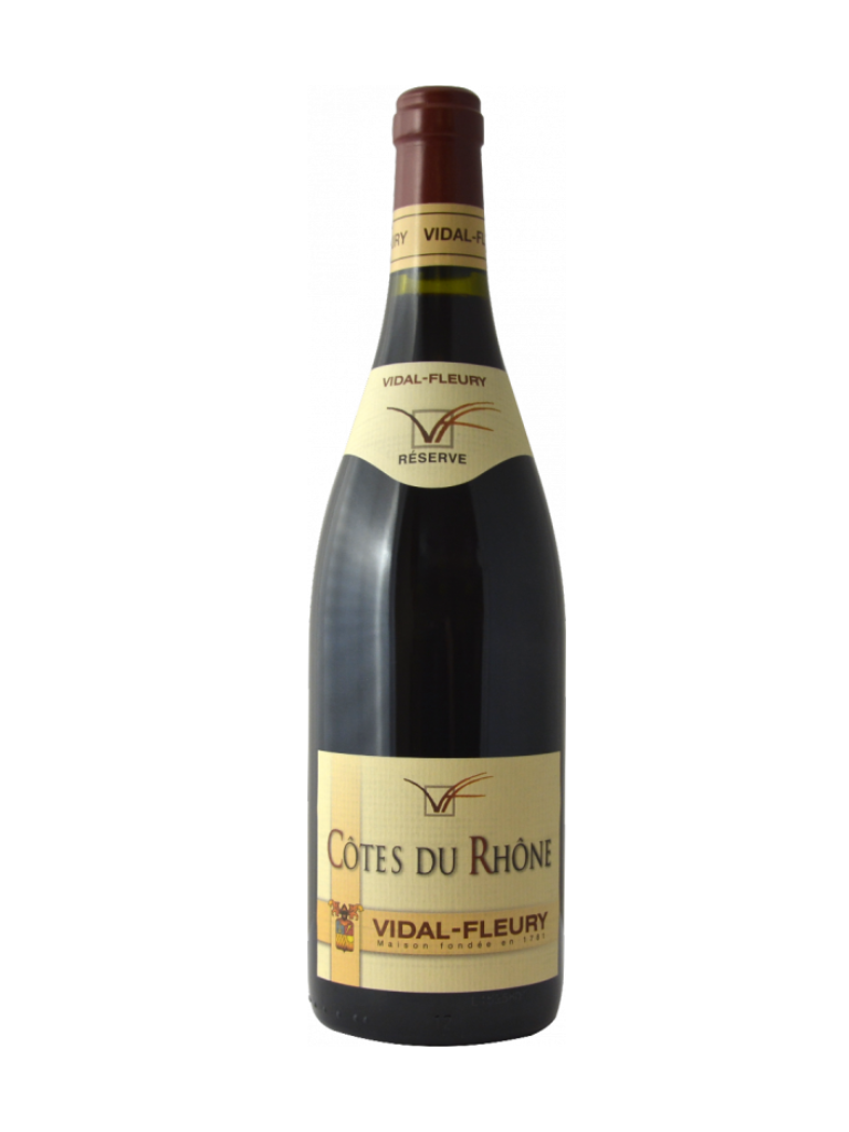 Vidal Fleury, Côtes du Rhône Réserve 75 cl Vallée Du Rhône