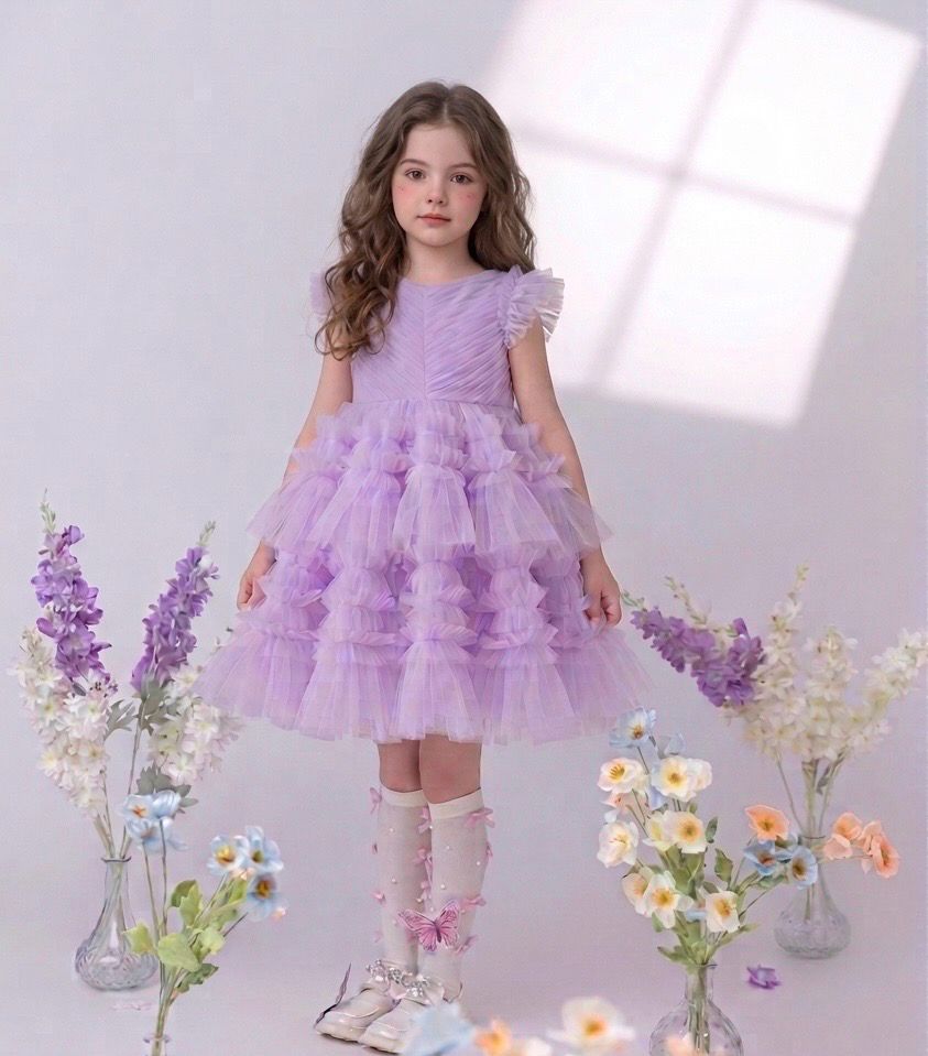 EID Dress in Light Purple