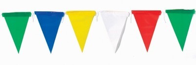 Banderines Plásticos Triangulares