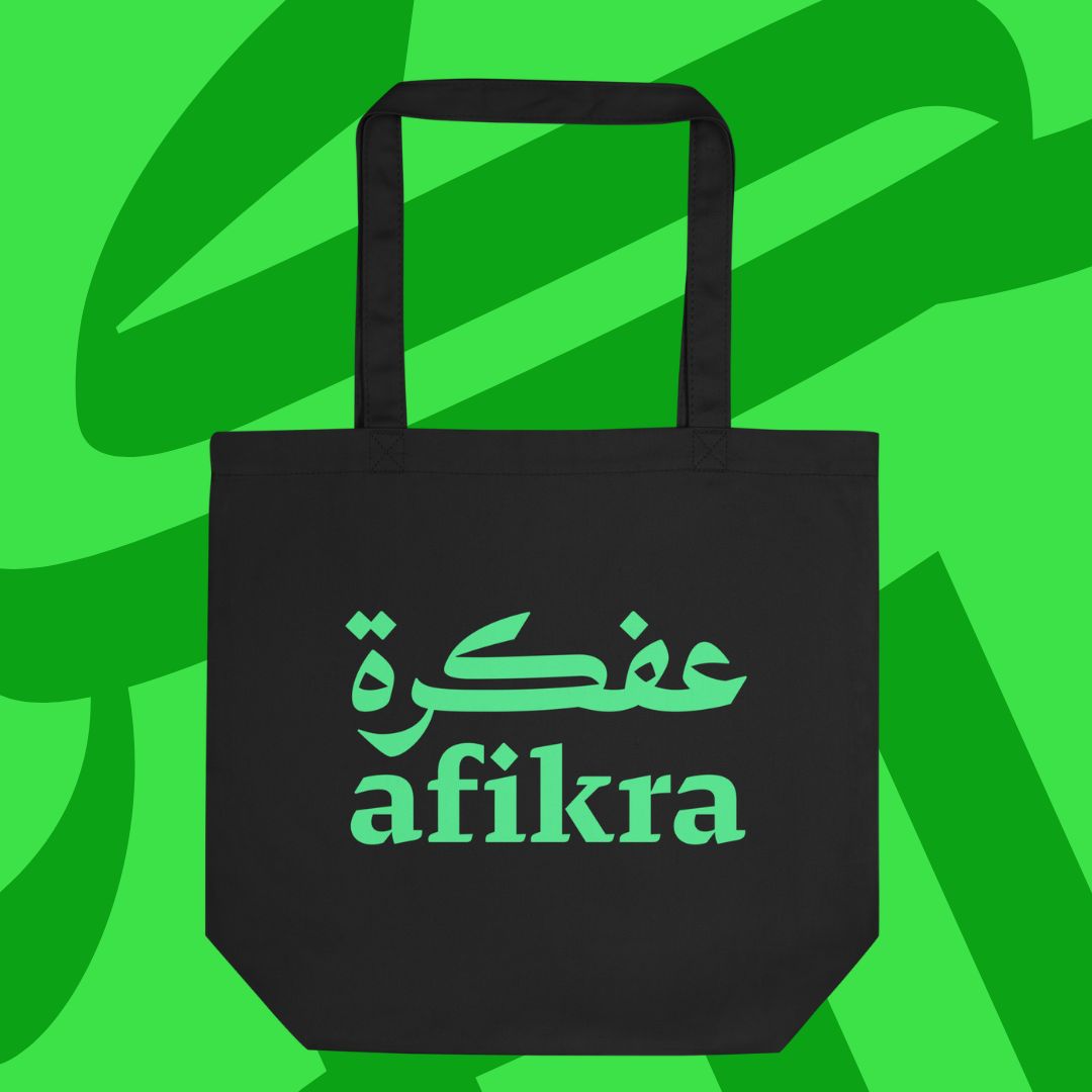 Black &amp; Green | afikra Tote
