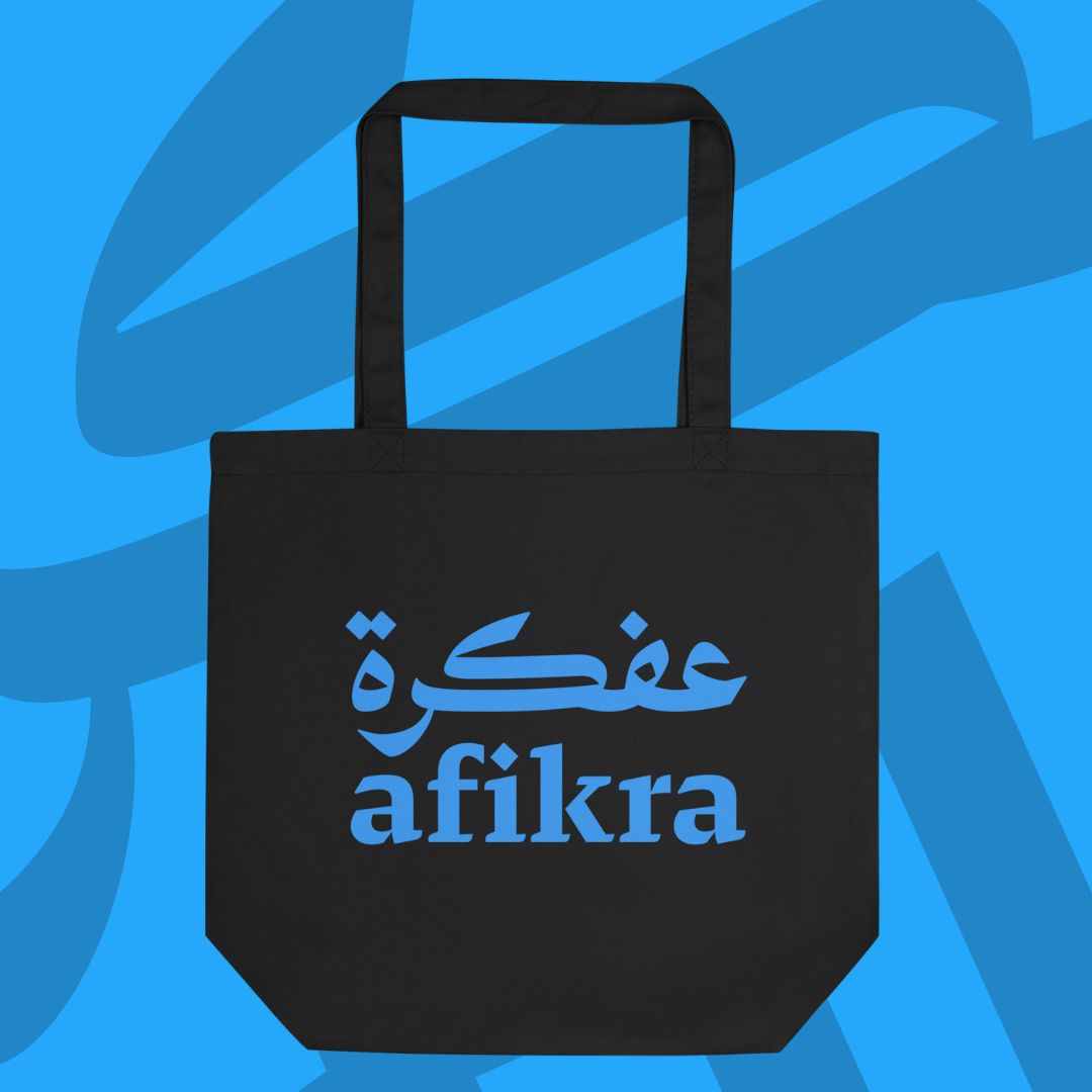 Black &amp; Blue | afikra Tote