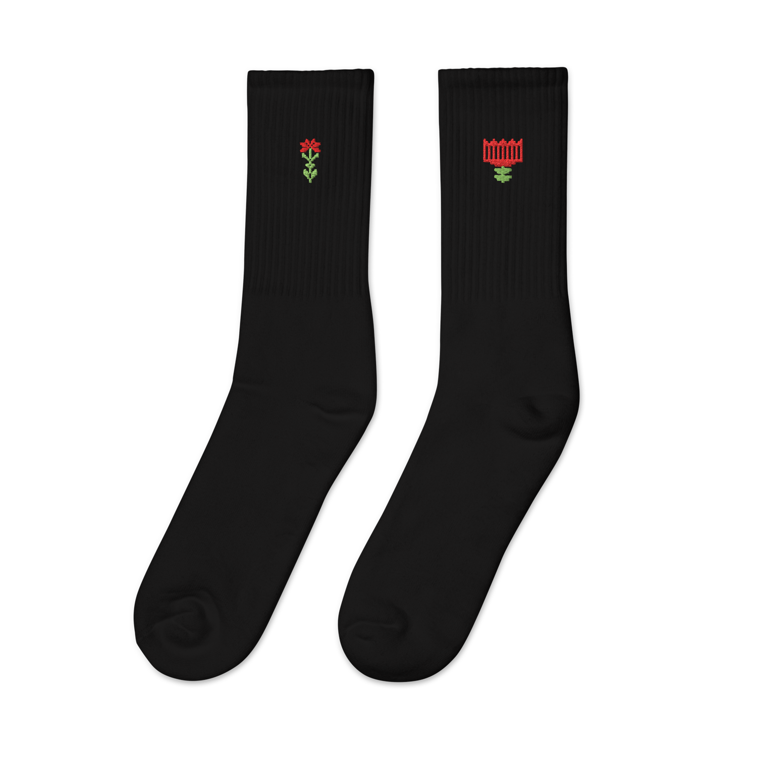 Embroidered socks