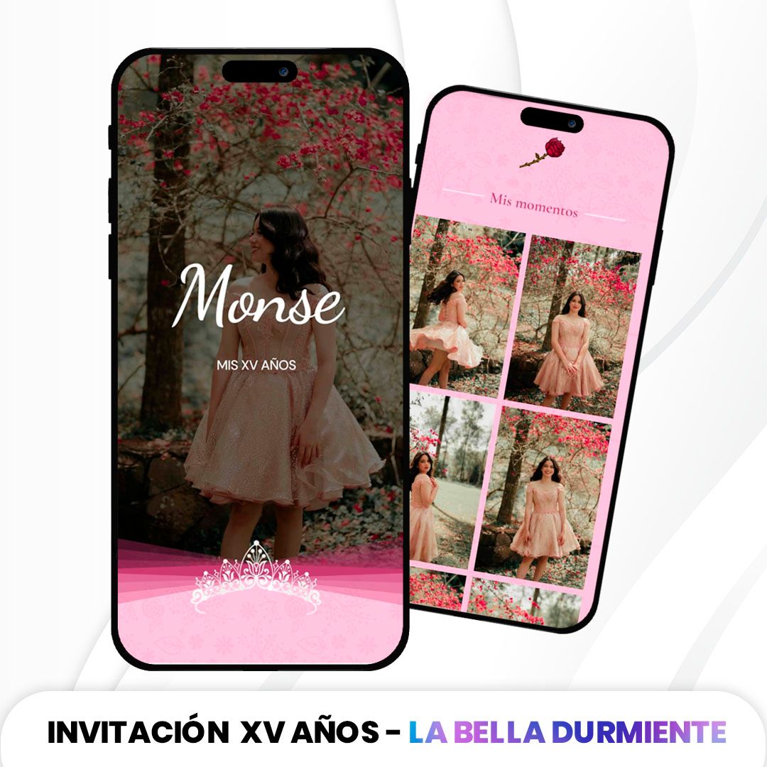 Invitación XV Años - La Bella Durmiente