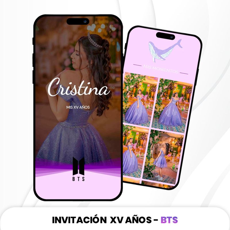 Invitación XV Años - BTS