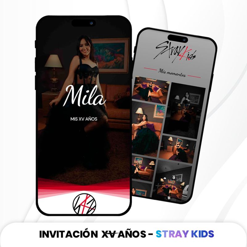 Invitación XV Años - Stray Kids