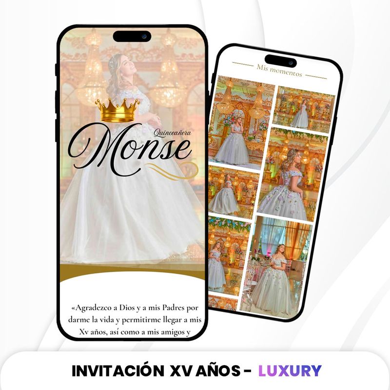 Invitación XV Años - Luxury