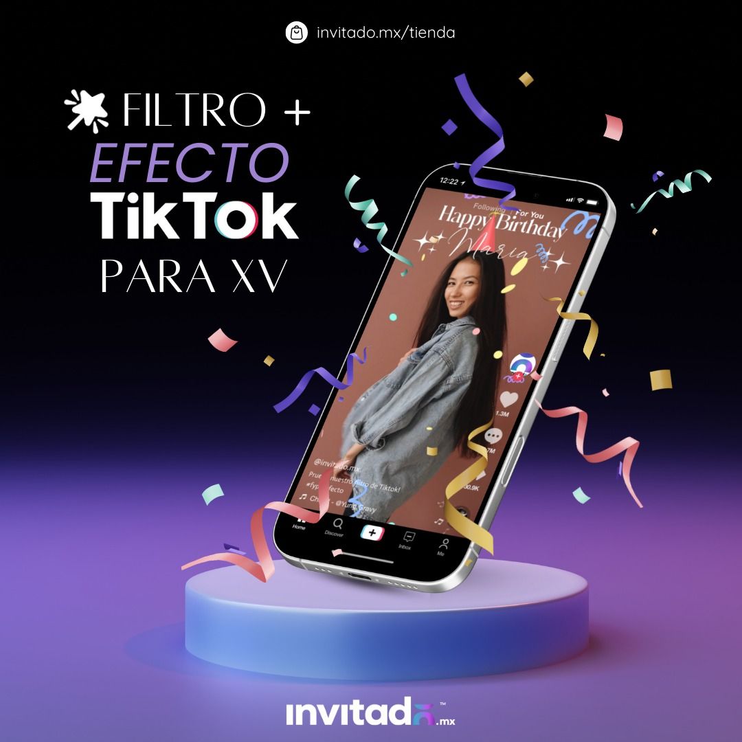 Filtro Dinamico de TikTok para Xv años