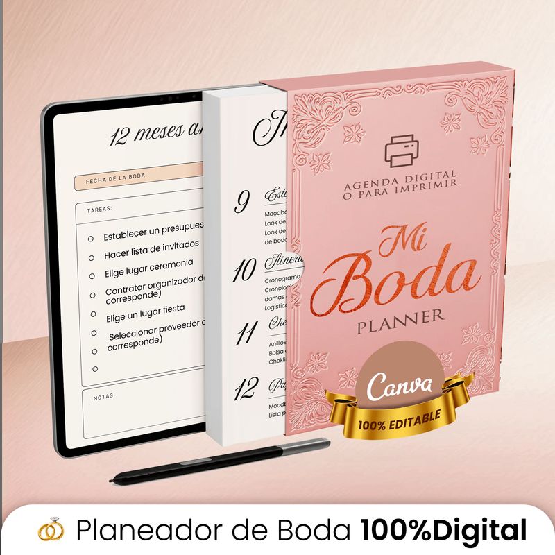 Planeador de Boda-100% Digital