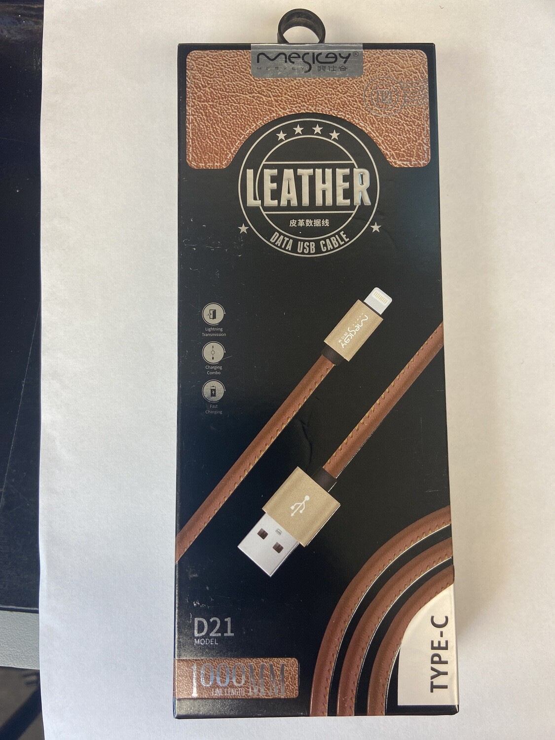 Leather Type-C charger