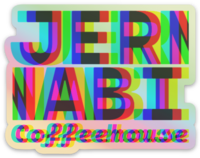 Jernabi Holographic Font Sticker