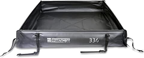 2nd Containment Folding Duck Pond - Portable Spill Containment Go Berm - 18 oz PVC, 3’x3’x6”