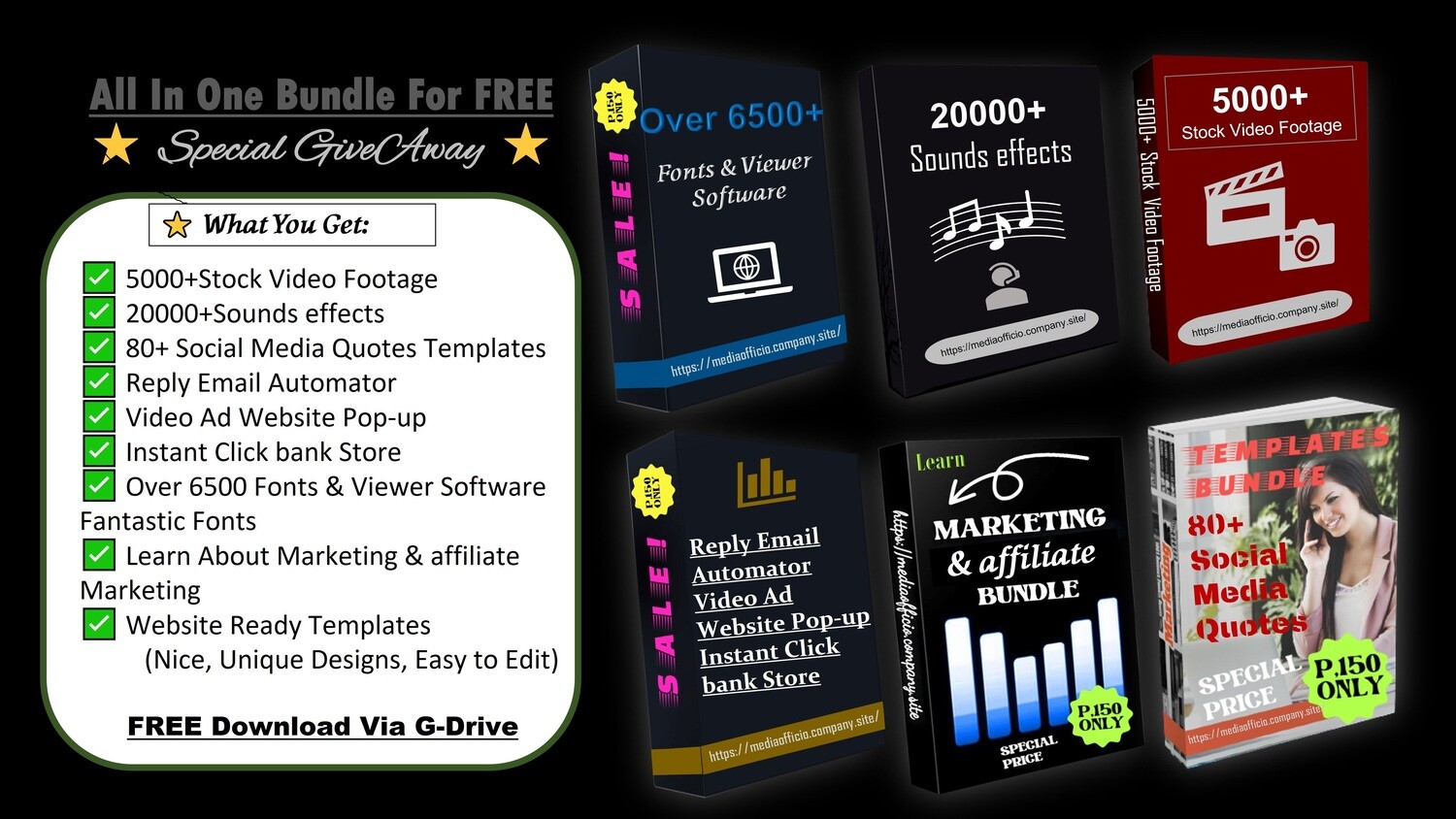 All In One Bundle Giveaways