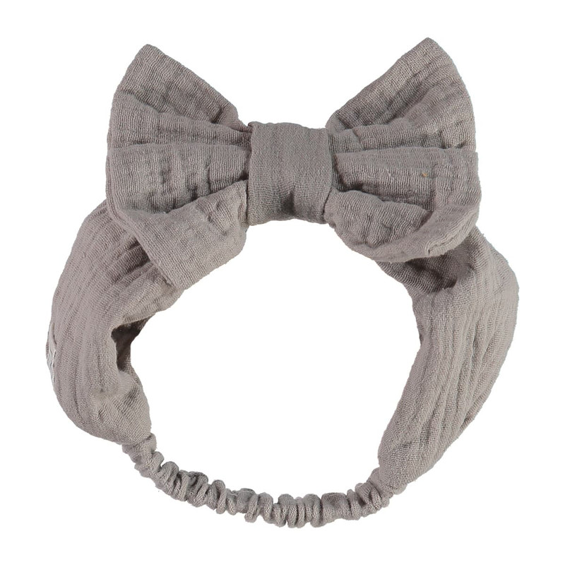 Haarband Baumwollgaze Beige