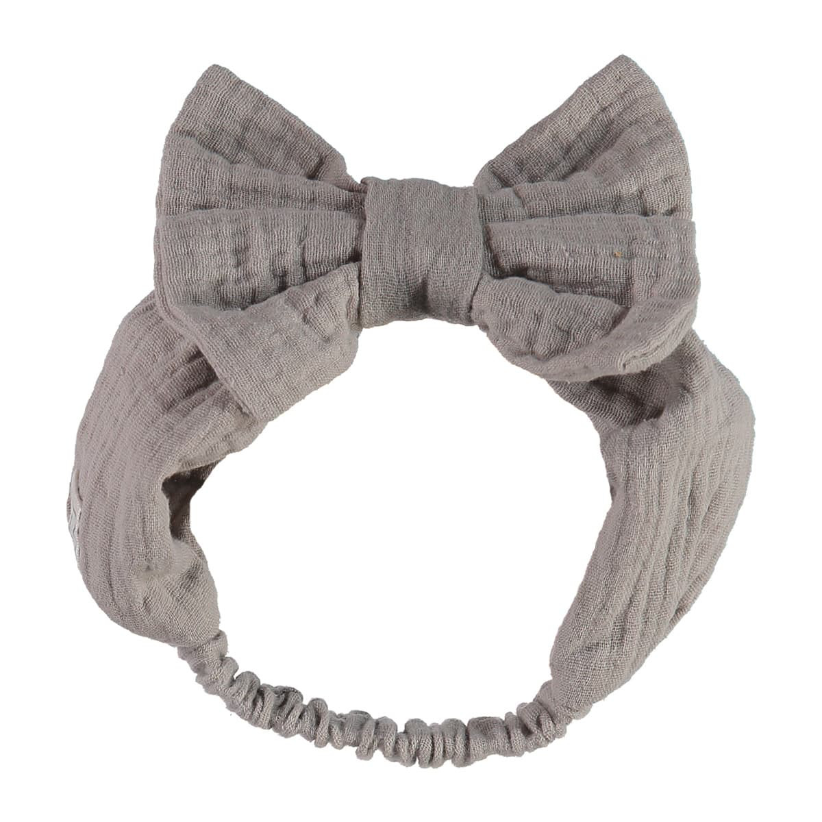 Haarband Baumwollgaze Beige