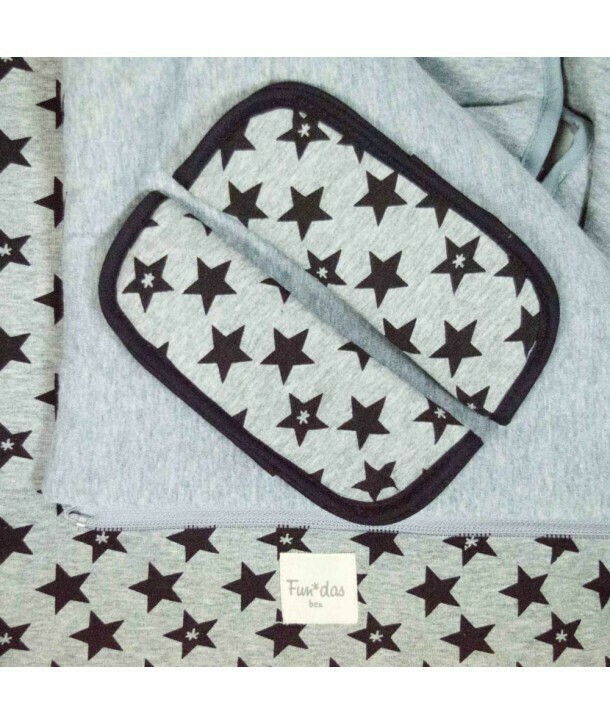 Fußsack Universal Black Star