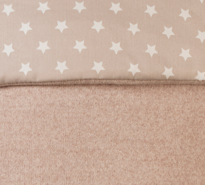 Fußsack für Babywanne Beige