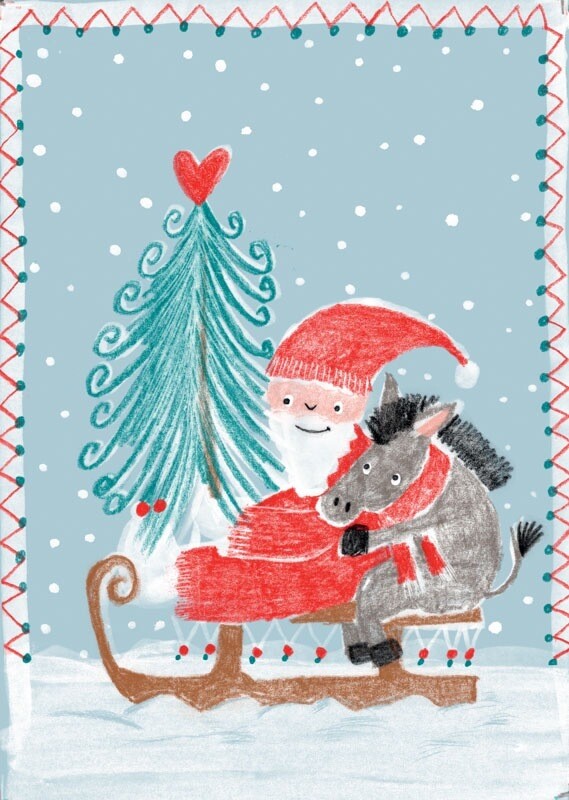 Postkarte Samichlaus