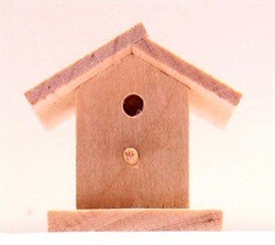 Vogelhaus aus Naturholz