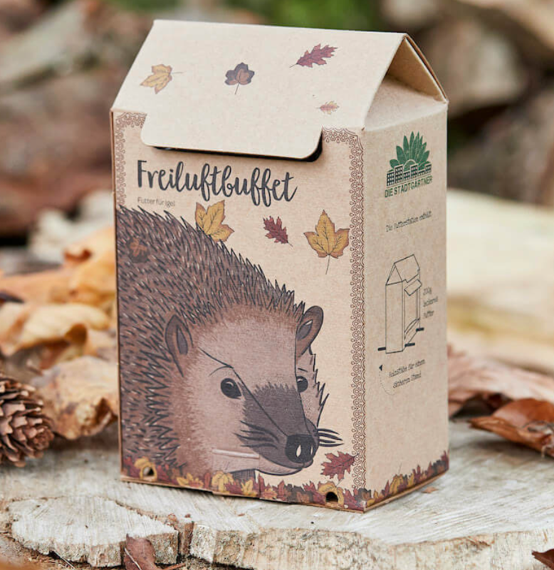Freiluftbuffet Igel
