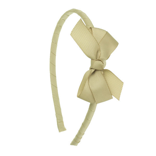 Haarreif Grosgrain Camel