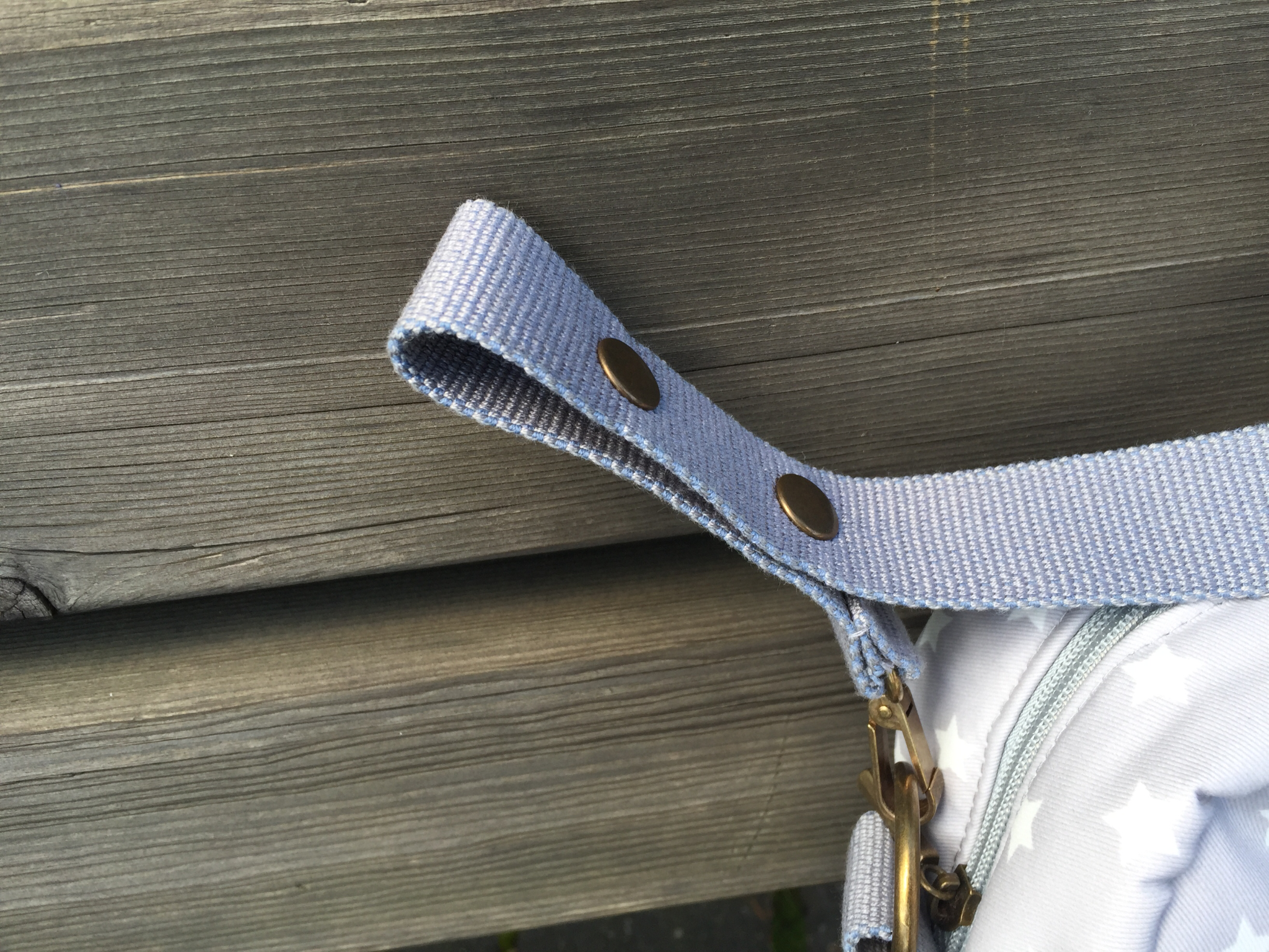 Wickeltasche Stars Grau